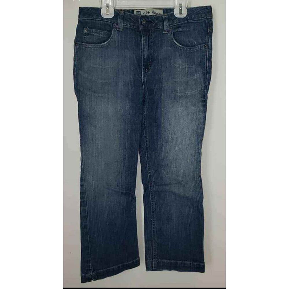 GAP jeans stretch, denim capris. Size 6